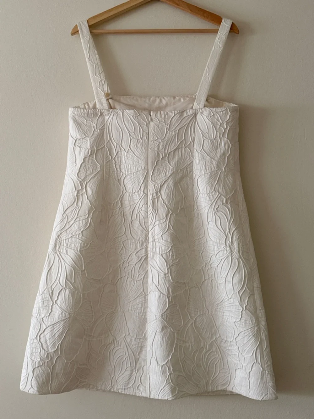 J Crew floral embroidered shift dress removable straps - Picture 2 of 8